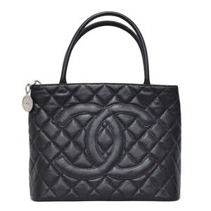 Chanel Caviar Coco Tote Mark Leather Reissue Bag